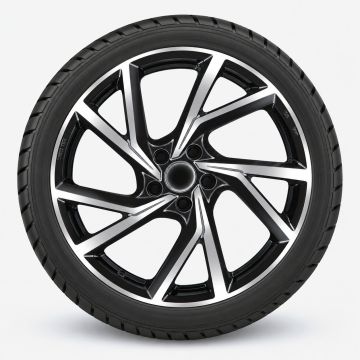 Audi A5 (B10) winterset - zwart gepolijst (stijl 2)