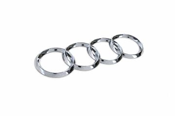 Origineel Audi logo - chroom