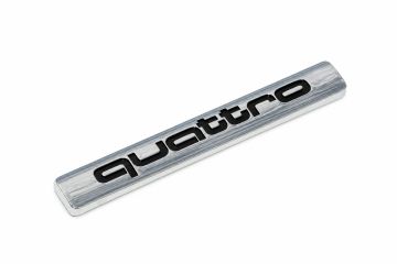 Origineel Audi embleem - chroom