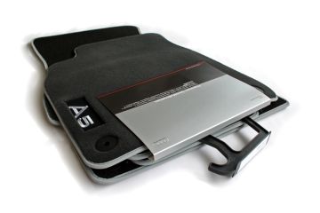 Audi A4 (B8/8K), A5 (B8/8T) velours mattenset - achterzijde