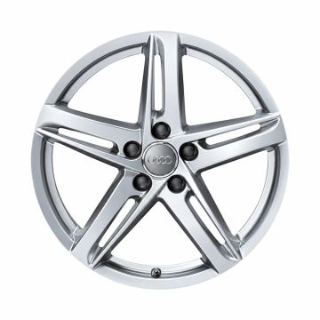 Audi A4 (B8) lichtmetalen velg - zilver (18 inch)