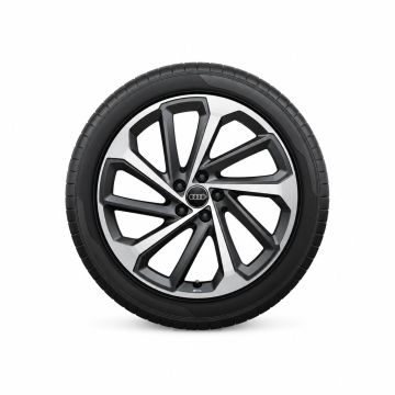 Audi Q5 (GU) velg - grijs-zijdemat