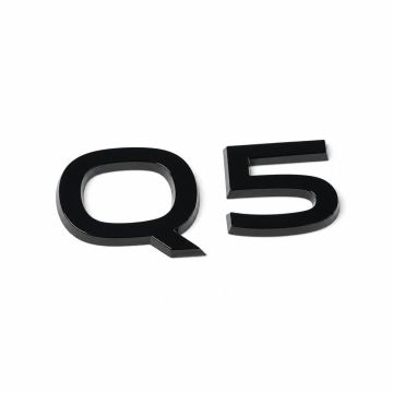 Audi Q5 (GU) embleem - zwart