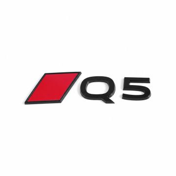 Audi Q5 (GU) embleem - zwart