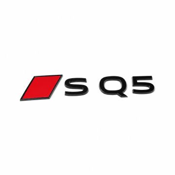 Audi Q5 (GU) embleem - zwart
