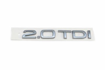 Origineel Audi embleem - chroom