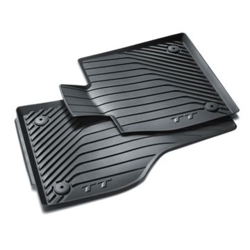 Audi TT (8S) all-weather mattenset - voorzijde - zwart