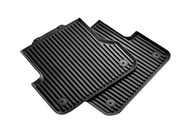 Audi A5 (B8) all-weather mattenset - achterzijde - zwart