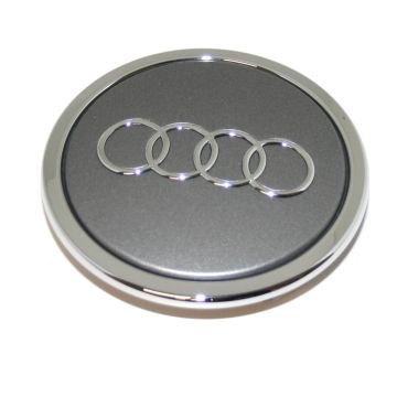Originele Audi naafkap - grijs-metallic