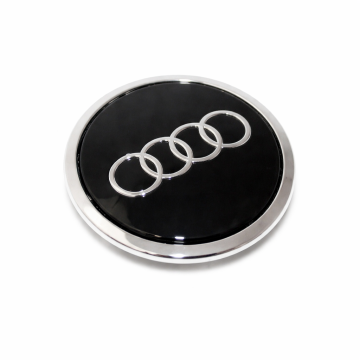 Originele Audi naafkap - zwart-glanzend