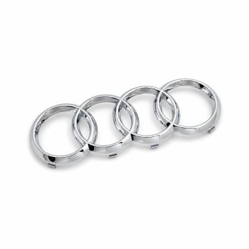 Origineel Audi logo - chroom