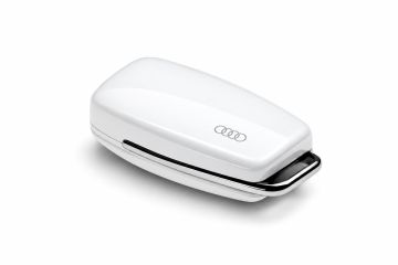 Originele Audi sleutelhoes - gletsjerwit