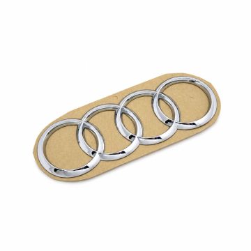 Origineel Audi logo - chroom