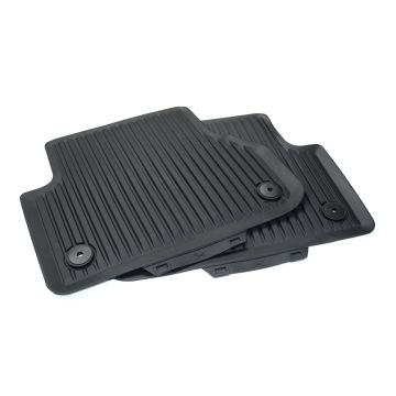 Originele Audi all-weather mattenset - achterzijde - zwart