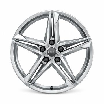 Audi A4 (B9) lichtmetalen velg - zilver (18 inch)