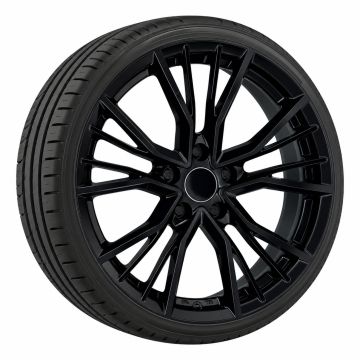 Audi A4 (B9) all-seasonset - hoogglans zwart (stijl 10)