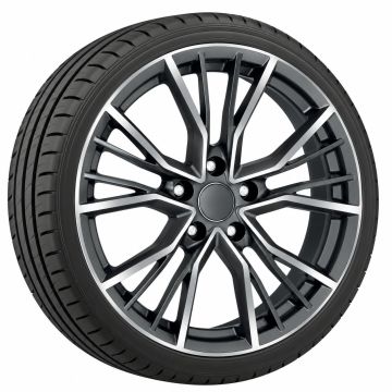 Audi A4 (B9) winterset - antraciet gepolijst (stijl 10)