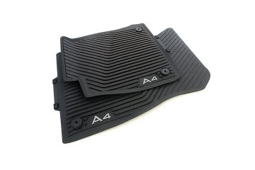 Audi A4 (B9) all-weather mattenset - voorzijde - zwart