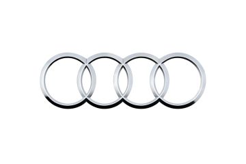 Origineel Audi logo - chroom