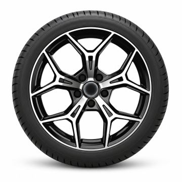 Audi A3 (8Y) all-seasonset - zwart gepolijst (stijl 21)