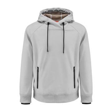 Audi softshell hoodie (unisex, lichtgrijs)