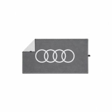 Audi handdoek (50 x 100 cm) lichtgrijs