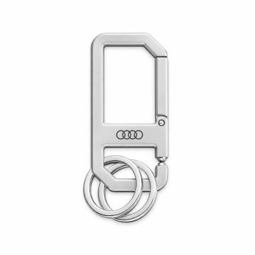 Audi sleutelhanger karabijnhaak (zilver)