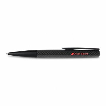 Audi Sport balpen met carbon zwart / rood