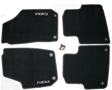 Škoda Fabia 2 (5J) velours mattenset