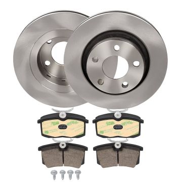 Volkswagen Passat (B5) set remschijven met remblokken