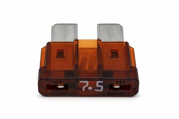 Originele platte zekering 19/2x5 (7,5A -bruin-)