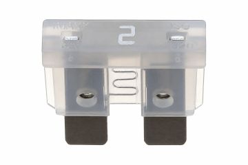 Originele platte zekering 19/2x5 (2A -grijs-)
