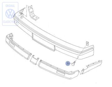 Volkswagen cilinderbout voorbumper M8x13x22,5