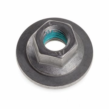 Originele zeskantmoer, zelfborgend met ring (M12X1,5)