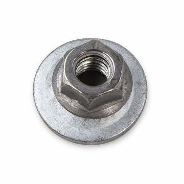 Originele zeskantmoer, zelfborgend met ring (M6)