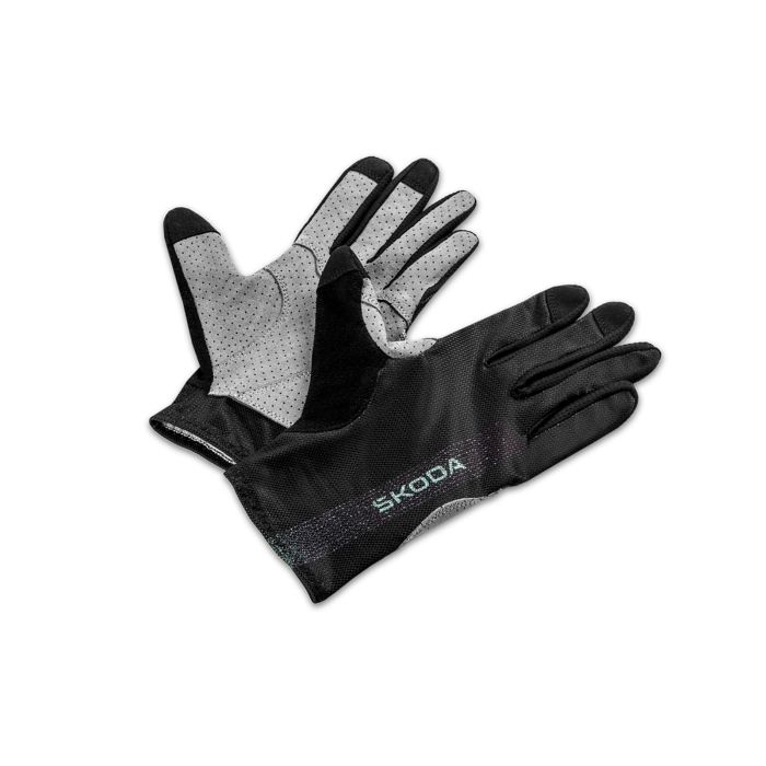 Škoda fiets handschoenen (zwart, grijs)
