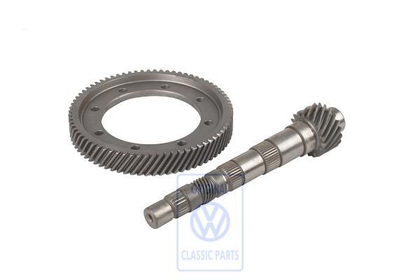 Volkswagen pignon- en kroonwielset