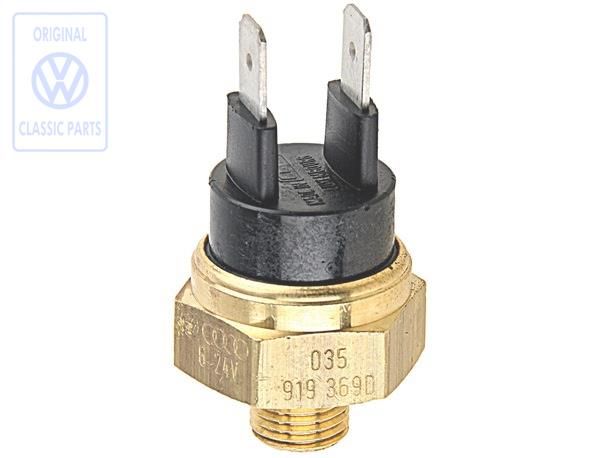 Volkswagen thermoschakelaar lambdasonde 25/17 °C - zwart