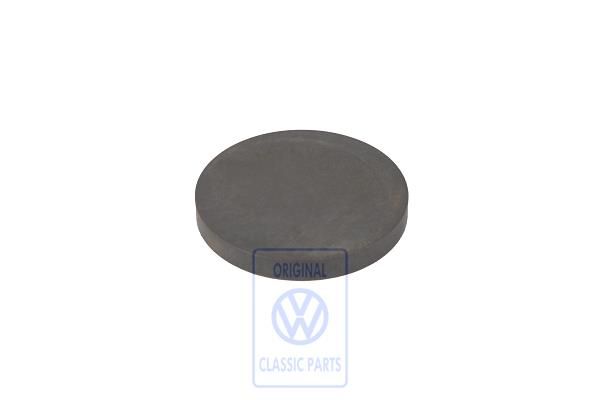 Volkswagen stelplaatje klepstoter 3,65 mm