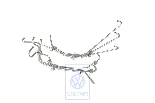 Volkswagen Passat B5 (3B) set inspuitleidingen cilinder 1-6 - automaat (AKN)