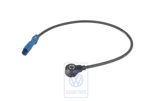Volkswagen Passat B5 (3B) klopsensor met kabelset 540 mm - blauw (AWT, ALT)