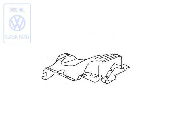 Volkswagen Transporter T3 koelluchtgeleiding - rechts (CU, CV)
