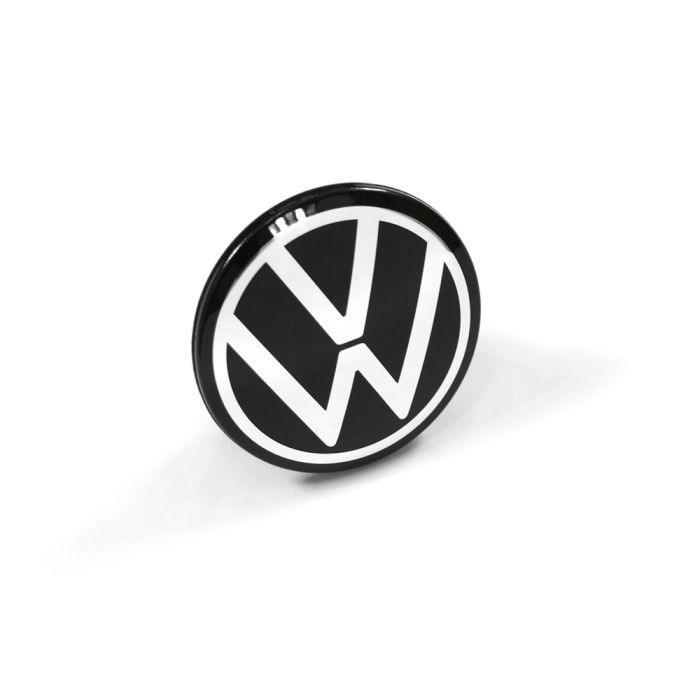 Originele Volkswagen naafkap - pure white/zwart