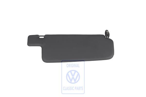 Volkswagen Golf 1 (17) zonneklep zonder spiegel - rechts, zwart, rechtsgestuurd