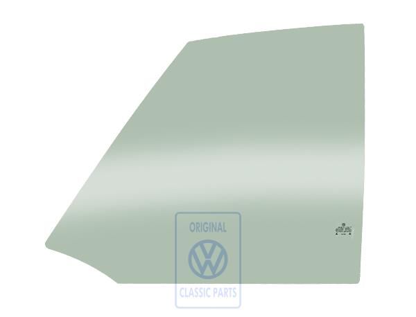 Volkswagen Golf 1 (17) zijruit - rechts, groen,