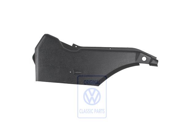 Volkswagen Golf 1 (17) afdekking cabriokapframe - links, satijnzwart