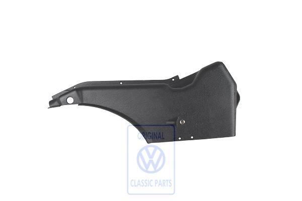 Volkswagen Golf 1 (17) afdekking cabriokapframe - rechts, satijnzwart
