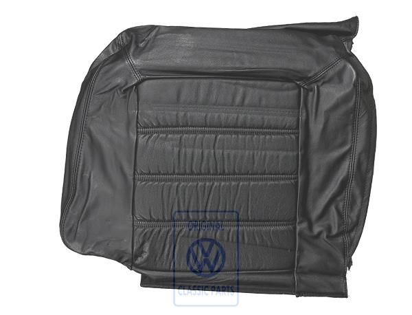 Volkswagen Golf 1 (17) rugleuningbekleding leer - rechtsachter, zwart