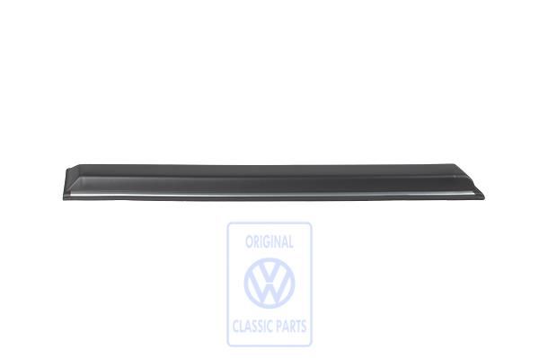Volkswagen stootlijst zijdeel 55 mm - rechts, satijnzwart/zilver