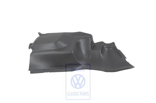Volkswagen bagageruimtebekleding - rechts, zwart